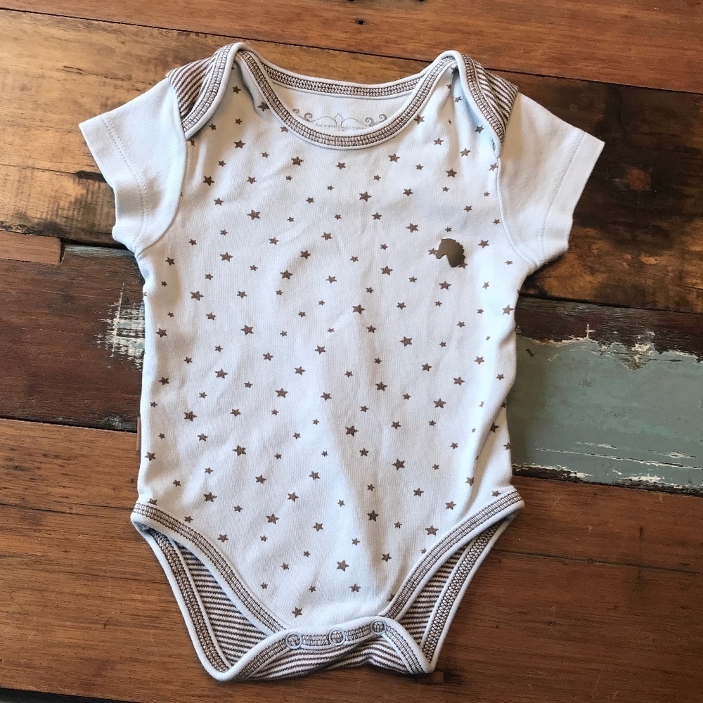 Kushies Short sleeve Onesie Baby Size 6m